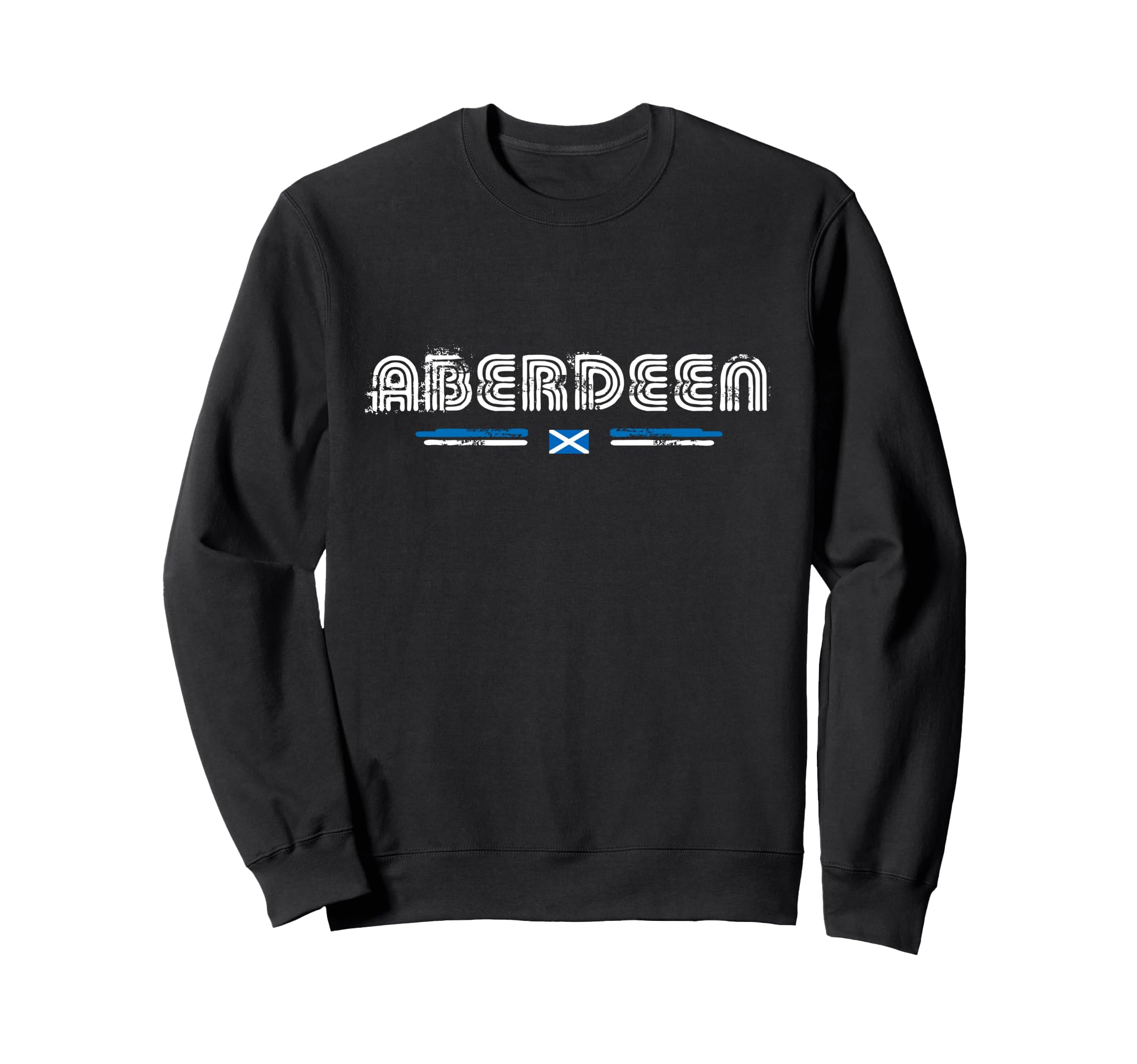 Aberdeen Scotland 70S 80S Type Sweatshirt - Novelty Apparel for Adults - T-Shirt, Sweatshirt, Hoodie