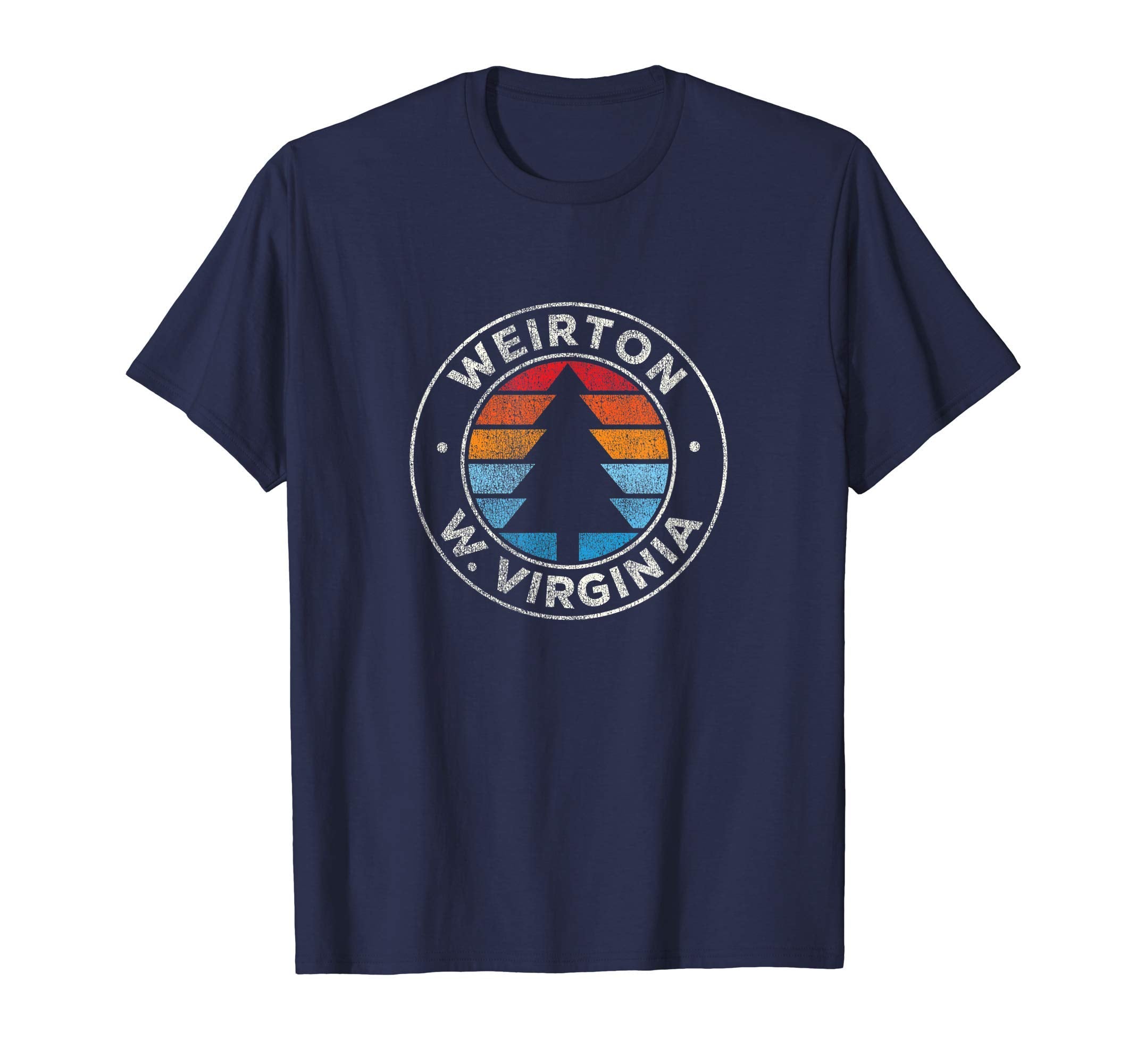 Weirton West Virginia Wv 70S T-Shirt - Novelty Apparel for Adults - T-Shirt, Sweatshirt, Hoodie