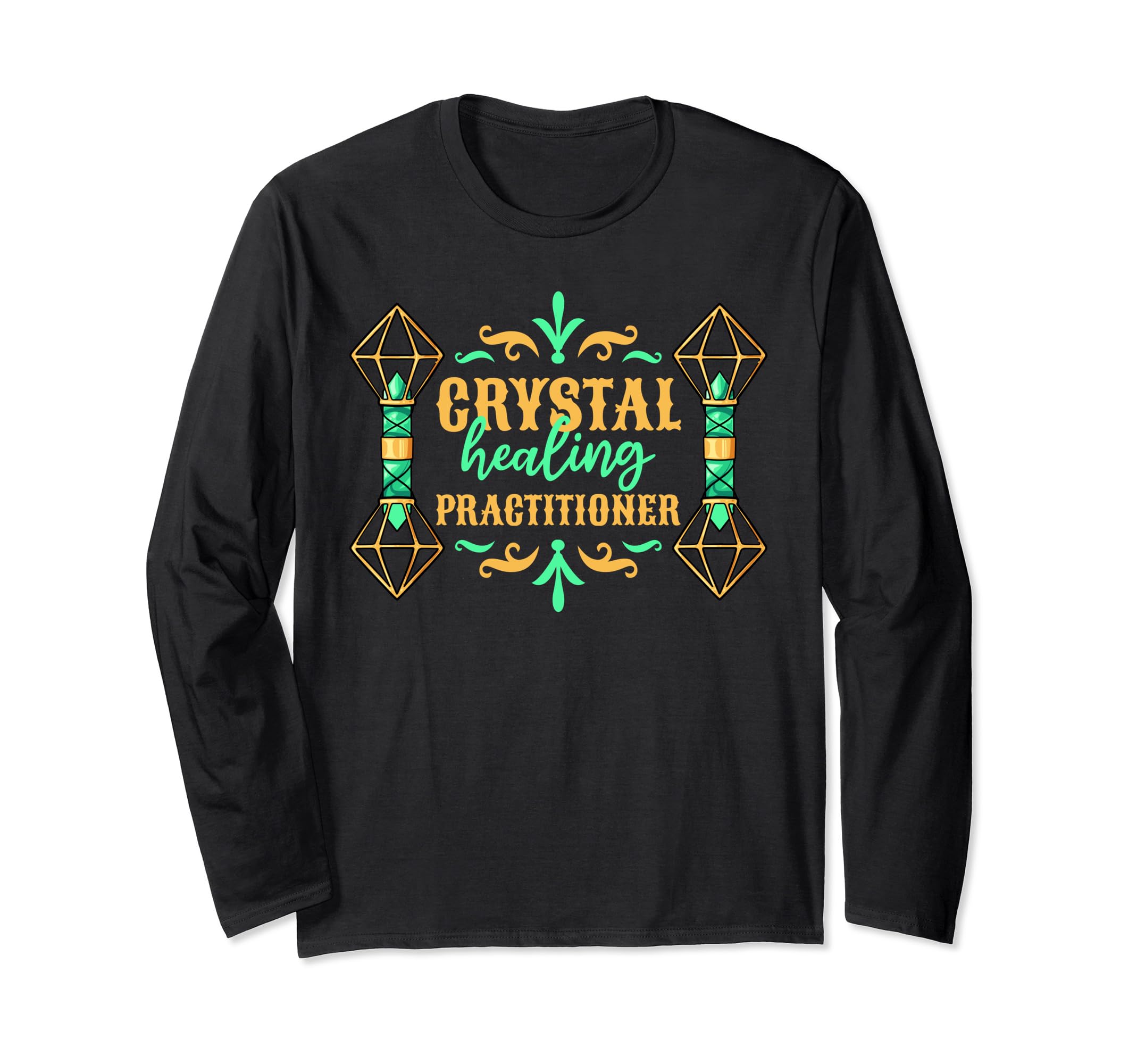 Crystal Healing Practitioner Gemstone T-Shirt - Unique Graphic Men Women - T-Shirt, Sweatshirt, Hoodie