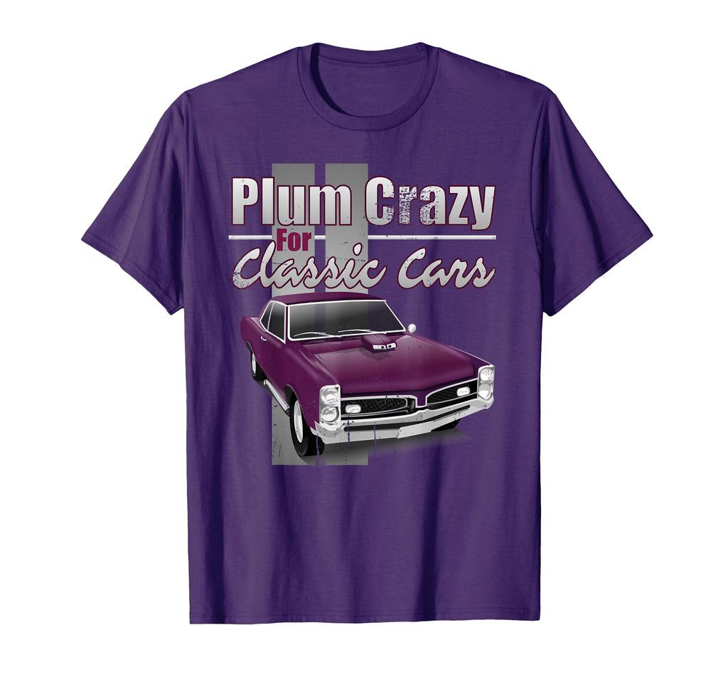 Muscle Car Plum Crazy Cars T-Shirt - Graphic Print Men Women - T-Shirt, Sweatshirt, Hoodie