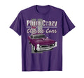 Muscle Car Plum Crazy Cars T-Shirt - Graphic Print Men Women - T-Shirt, Sweatshirt, Hoodie