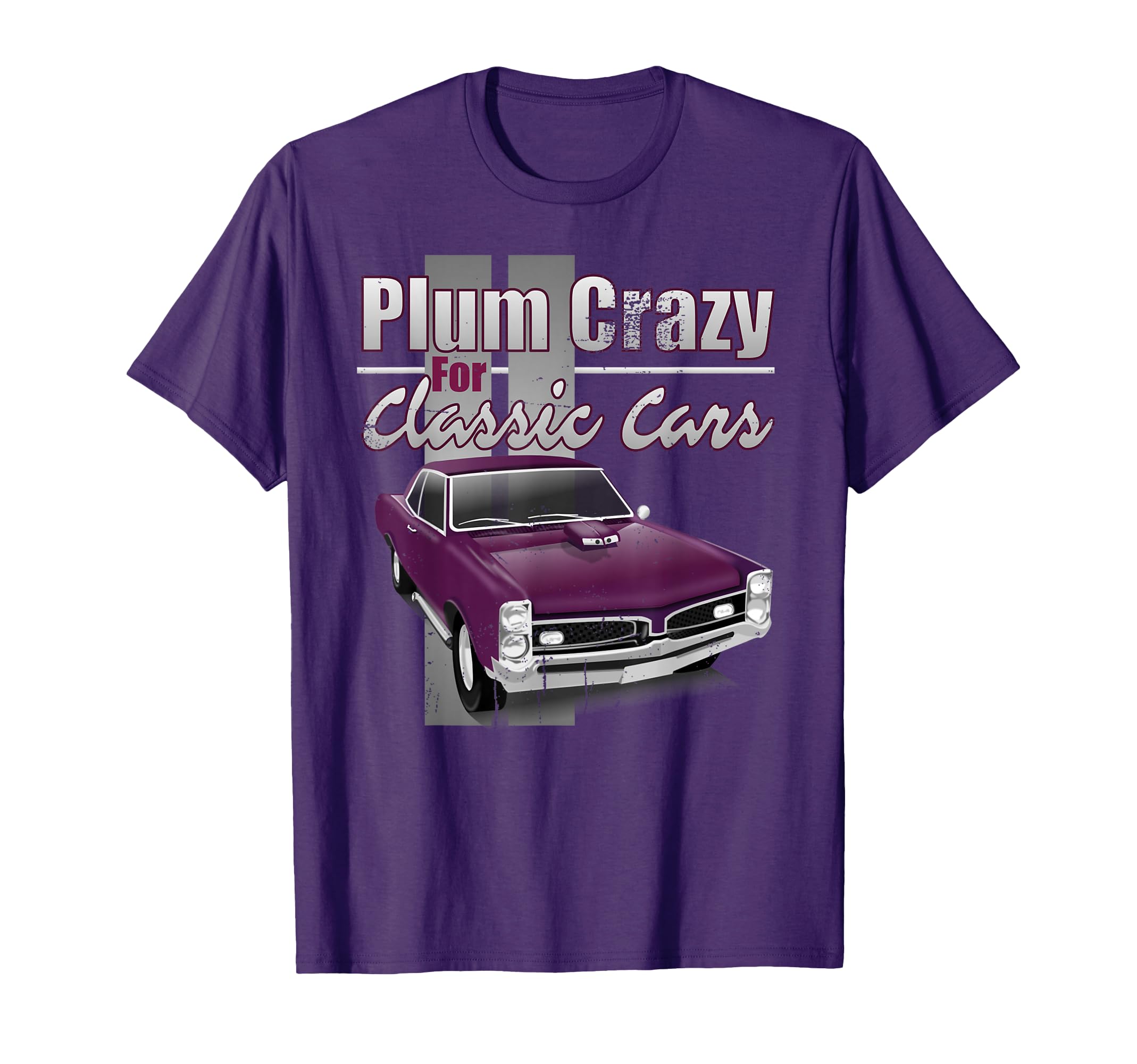 Muscle Car Plum Crazy Cars T-Shirt - Graphic Print Men Women - T-Shirt, Sweatshirt, Hoodie