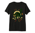 Angry Black Cat Americana Tattoo T-Shirt - Fun Novelty Design Men Women - T-Shirt, Sweatshirt, Hoodie