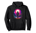 Synthwave Astronaut Cyberpunk 80S Sci Fi 48 Hoodie - Graphic Print Unisex - T-Shirt, Sweatshirt, Hoodie