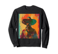 1950S Western Mexican Cowboy Sombrero Sweatshirt - Graphic Print Men Women - T-Shirt, Sweatshirt, Hoodie