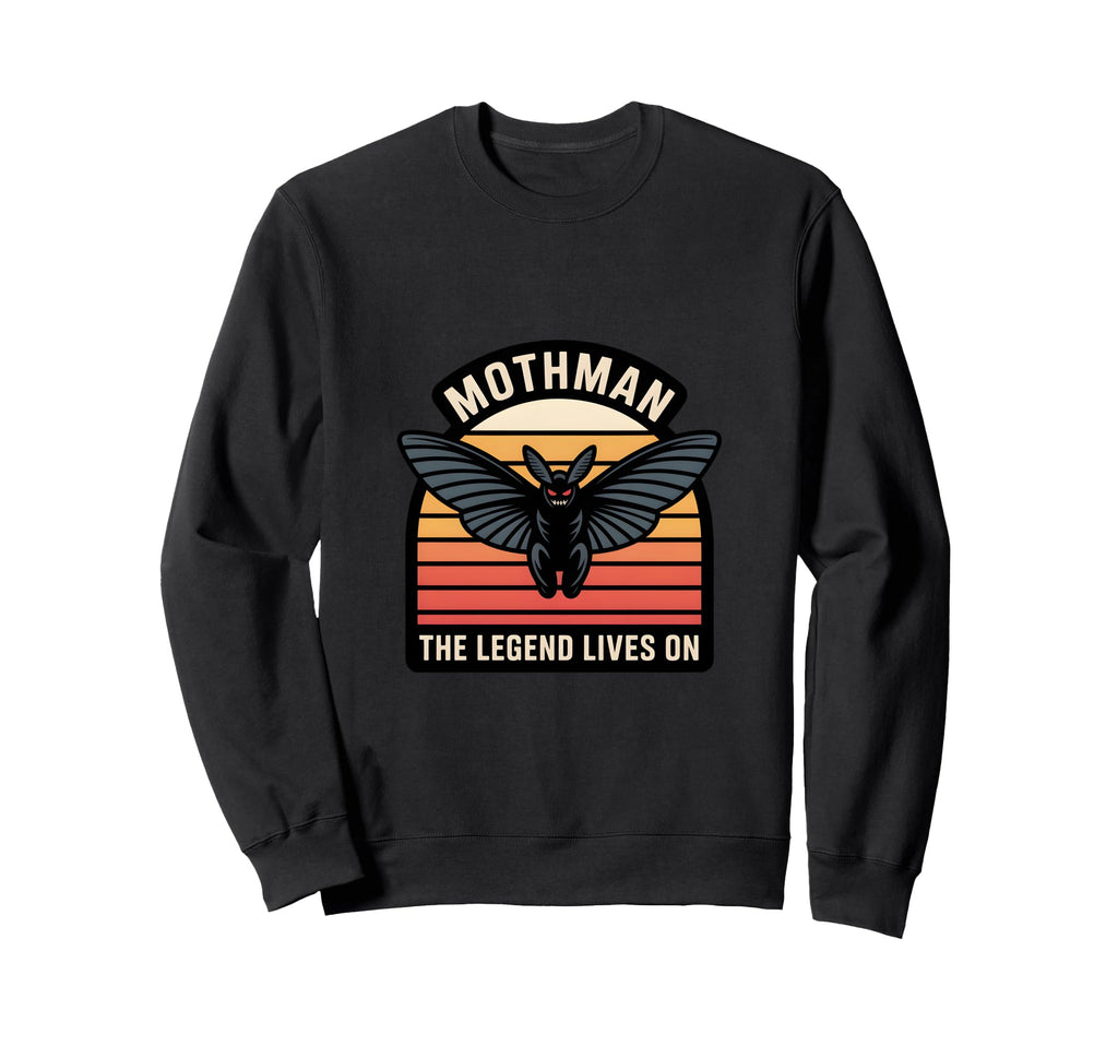 Moth Mann Cryptid Anti Social Sweatshirt - Fun Novelty Design for Adults - T-Shirt, Sweatshirt, Hoodie
