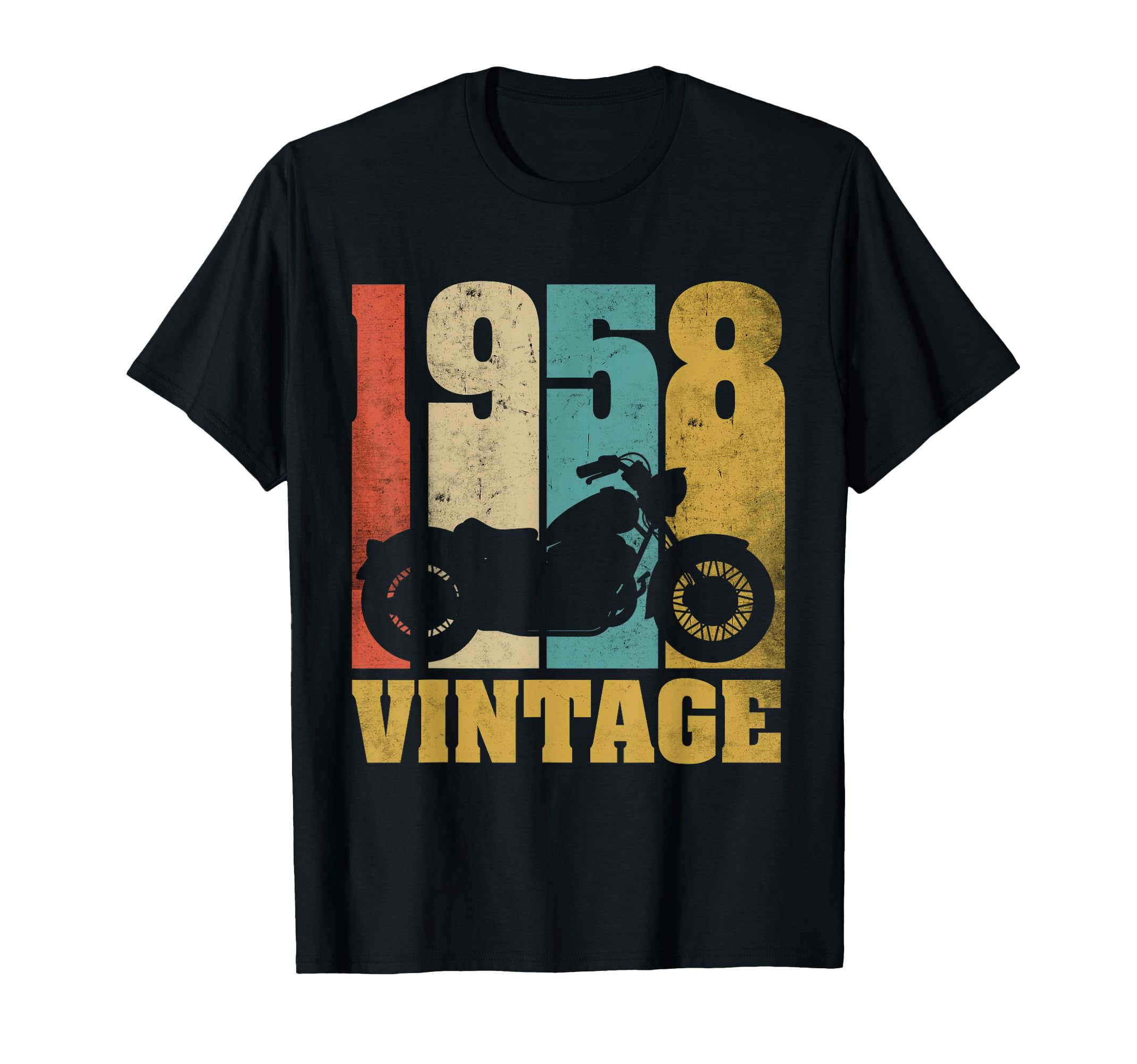 67Th Birthday Biker 1958 Biker T-Shirt - Trendy Graphic Men Women - T-Shirt, Sweatshirt, Hoodie