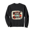 Headphones Distressed Typography Sweatshirt - Graphic Print Men Women - T-Shirt, Sweatshirt, Hoodie