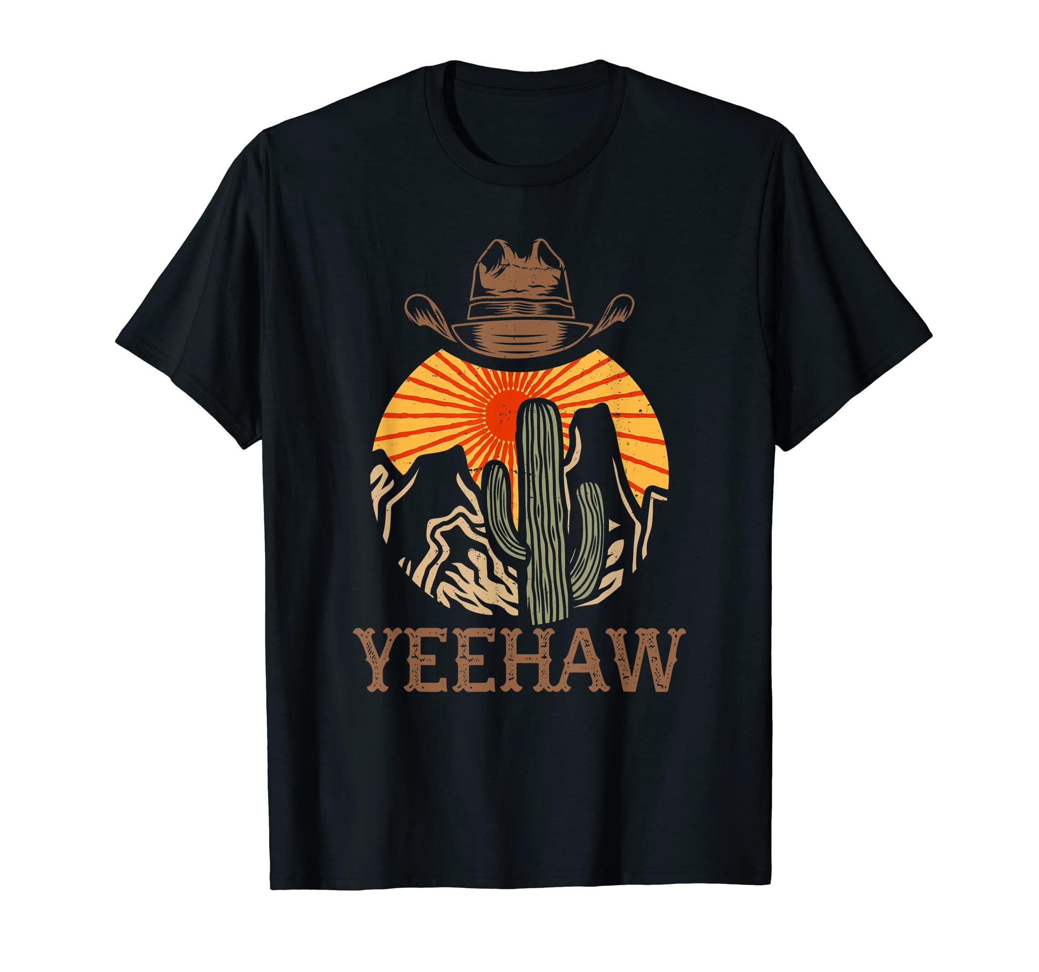Yeehaw Cowboy Western Country Wear T-Shirt - Trendy Graphic for Adults - T-Shirt, Sweatshirt, Hoodie