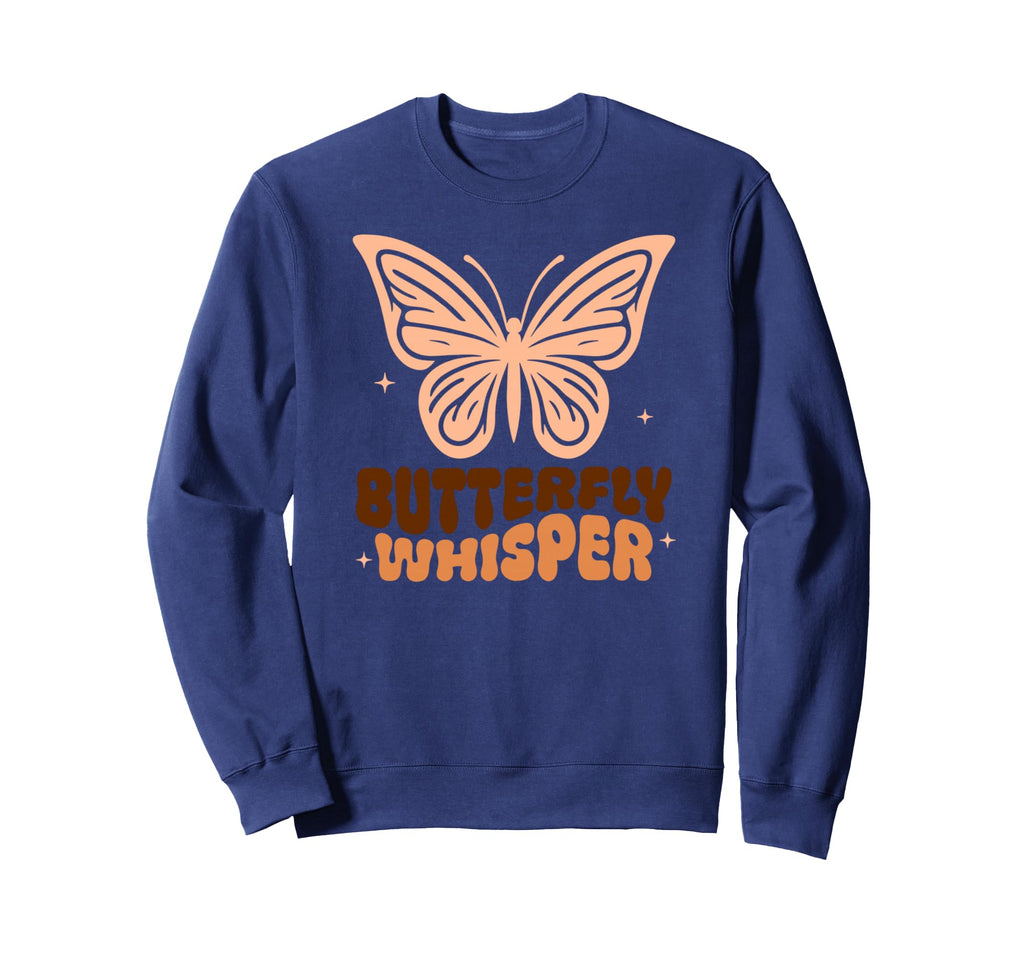 Butterfly Whisper Aesthetic Sweatshirt - Unique Graphic for Adults - T-Shirt, Sweatshirt, Hoodie