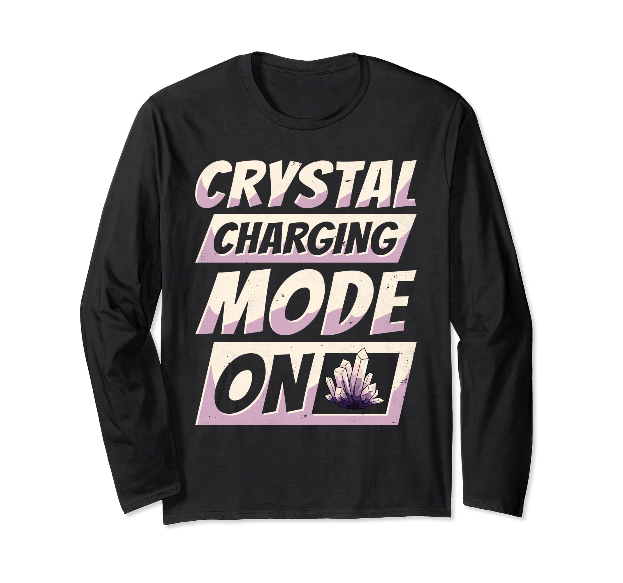 Healing Crystal Charging Mode T-Shirt - Casual Everyday Wear for Adults - T-Shirt, Sweatshirt, Hoodie