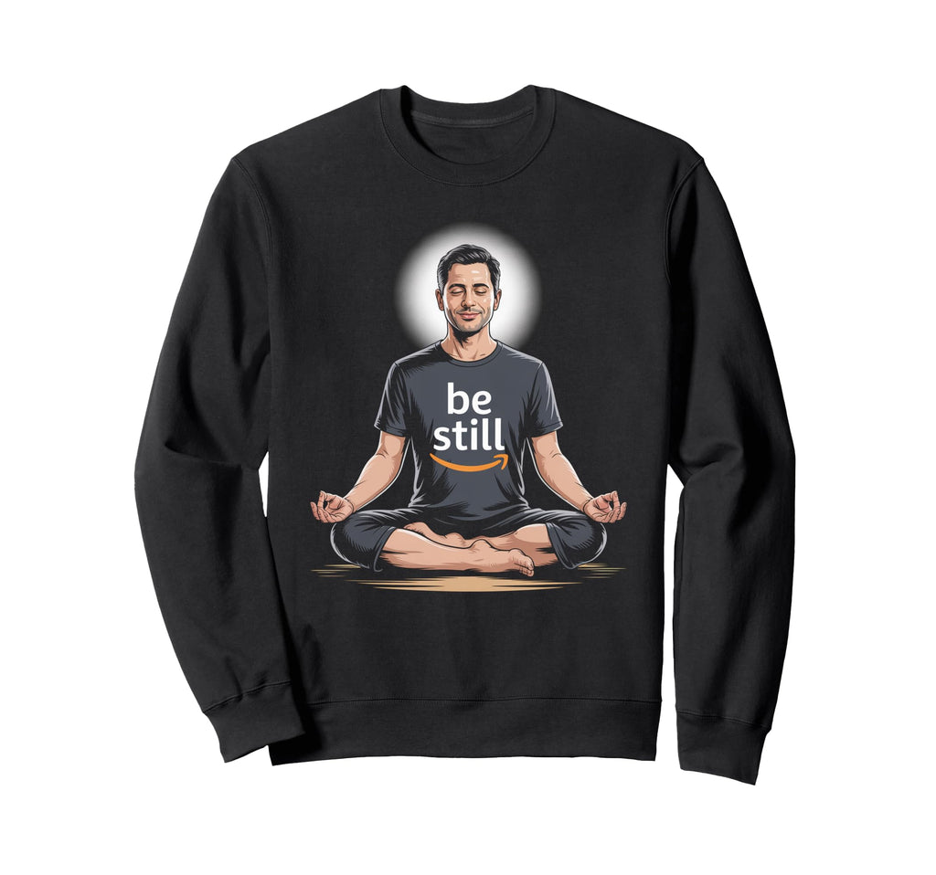 Be Still Inspiring Relaxing Sweatshirt - Fun Novelty Design for Adults - T-Shirt, Sweatshirt, Hoodie