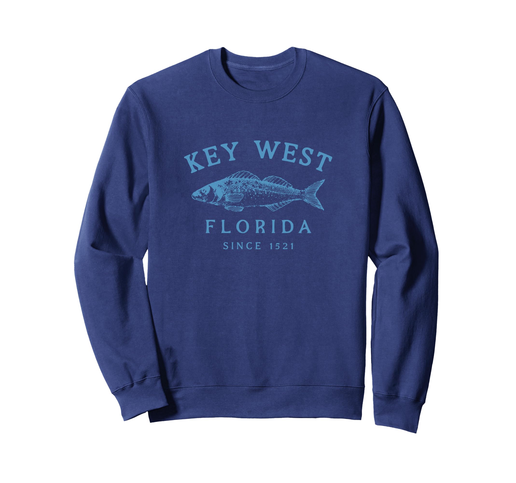 Key West Florida Fishing Sweatshirt - Unique Graphic Unisex - T-Shirt, Sweatshirt, Hoodie