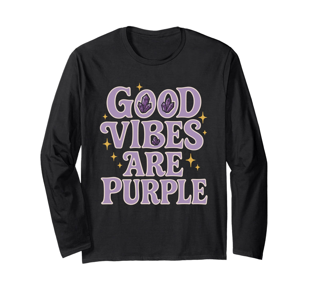 Amethyst Addict Healing Crystal Energy T-Shirt - Trendy Graphic Unisex - T-Shirt, Sweatshirt, Hoodie