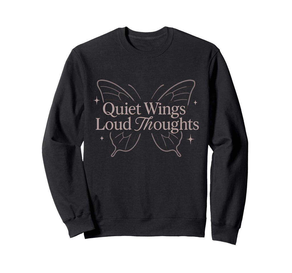 Anti Social Butterfly Introvert Meme Sweatshirt - Graphic Print Unisex - T-Shirt, Sweatshirt, Hoodie