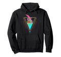 1980S 1990S Synthwave Dolphin Sunset Hoodie - Trendy Graphic Men Women - T-Shirt, Sweatshirt, Hoodie