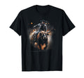 Cowboy Rodeo Horse Riding Usa Cowboy T-Shirt - Custom Art Print Unisex - T-Shirt, Sweatshirt, Hoodie