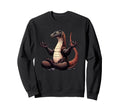 Meditation Komodo Dragon Yoga Pose Sweatshirt - Streetwear Style Unisex - T-Shirt, Sweatshirt, Hoodie