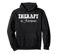Therapy Is Awesome Self Care Mental Hoodie - Aesthetic Graphic Men Women - T-Shirt, Sweatshirt, Hoodie