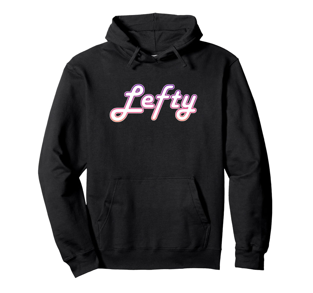 Baseball Softball Lefty Left Handed Pitcher Hoodie - Graphic Print Unisex - T-Shirt, Sweatshirt, Hoodie