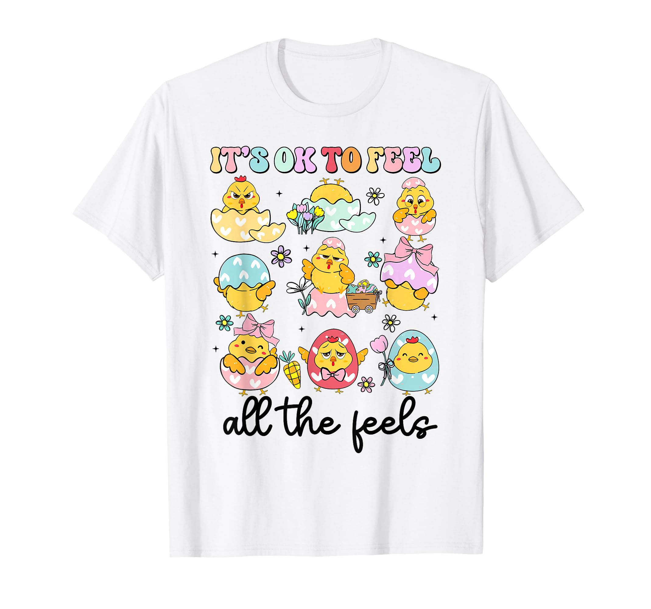Groovy M En Tal Easter Day T-Shirt - Casual Everyday Wear for Adults - T-Shirt, Sweatshirt, Hoodie