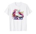 Aesthetic Vaporwave Teens Roller Skate T-Shirt - Trendy Graphic Men Women - T-Shirt, Sweatshirt, Hoodie
