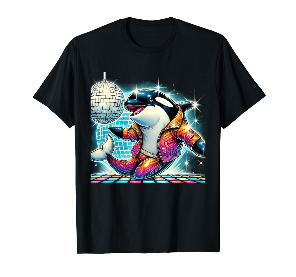 Aesthetic Orca Disco T-Shirt - Streetwear Style for Adults - T-Shirt, Sweatshirt, Hoodie