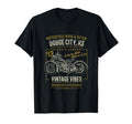 Dodge City Ks Usa Motorcycle T-Shirt - Casual Everyday Wear for Adults - T-Shirt, Sweatshirt, Hoodie