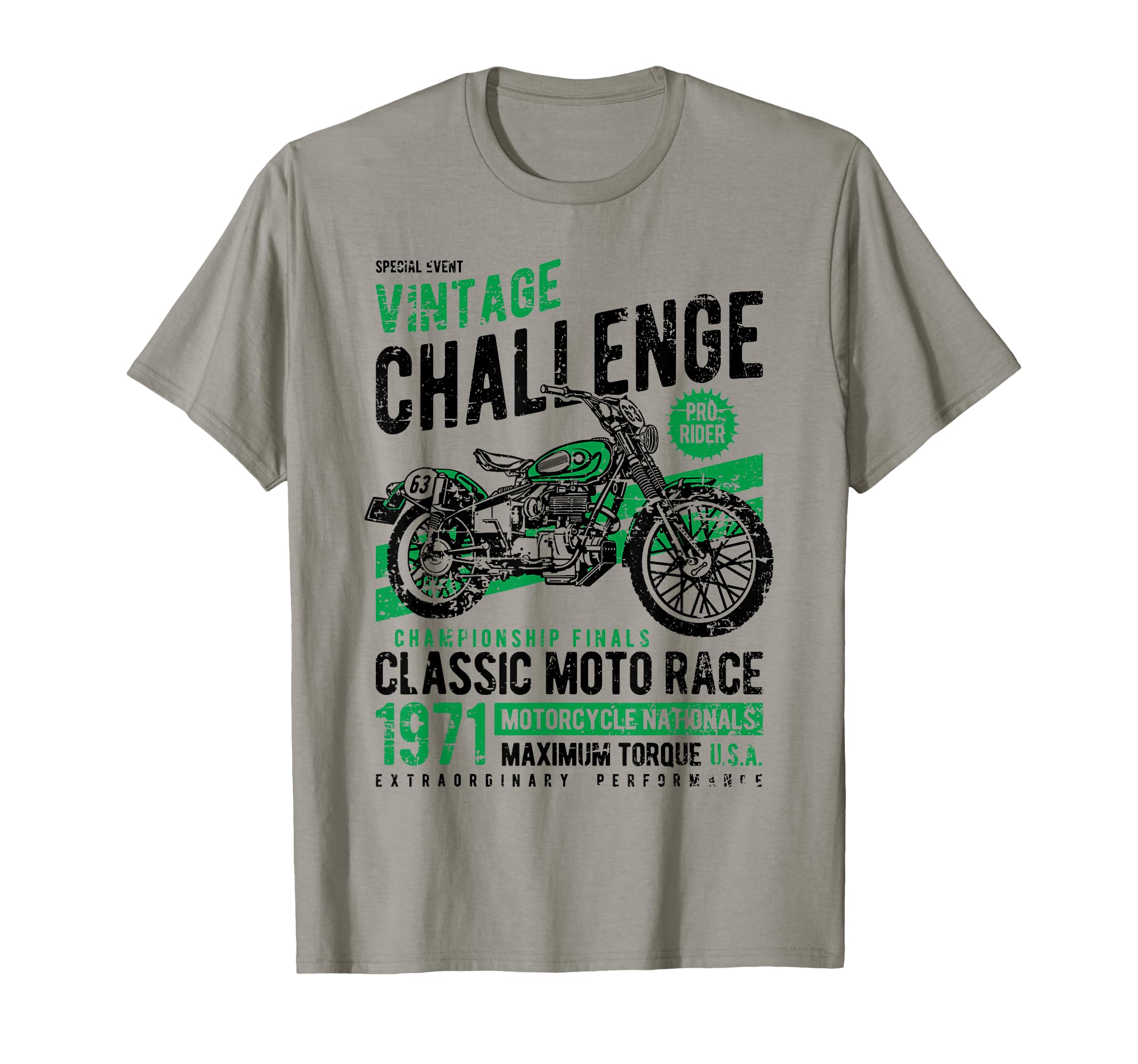 Challenge Motorcycle Race T-Shirt - Casual Everyday Wear Men Women - T-Shirt, Sweatshirt, Hoodie