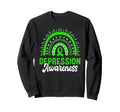 Depression Awareness Boho Rainbow Sweatshirt - Graphic Print Unisex - T-Shirt, Sweatshirt, Hoodie