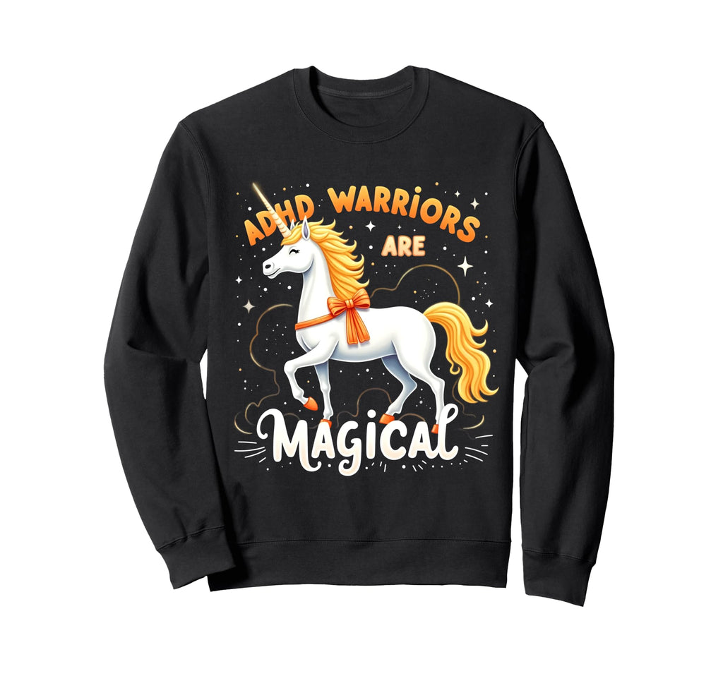 Adhd Warrior Neurodivergent Pride Sweatshirt - Streetwear Style for Adults - T-Shirt, Sweatshirt, Hoodie
