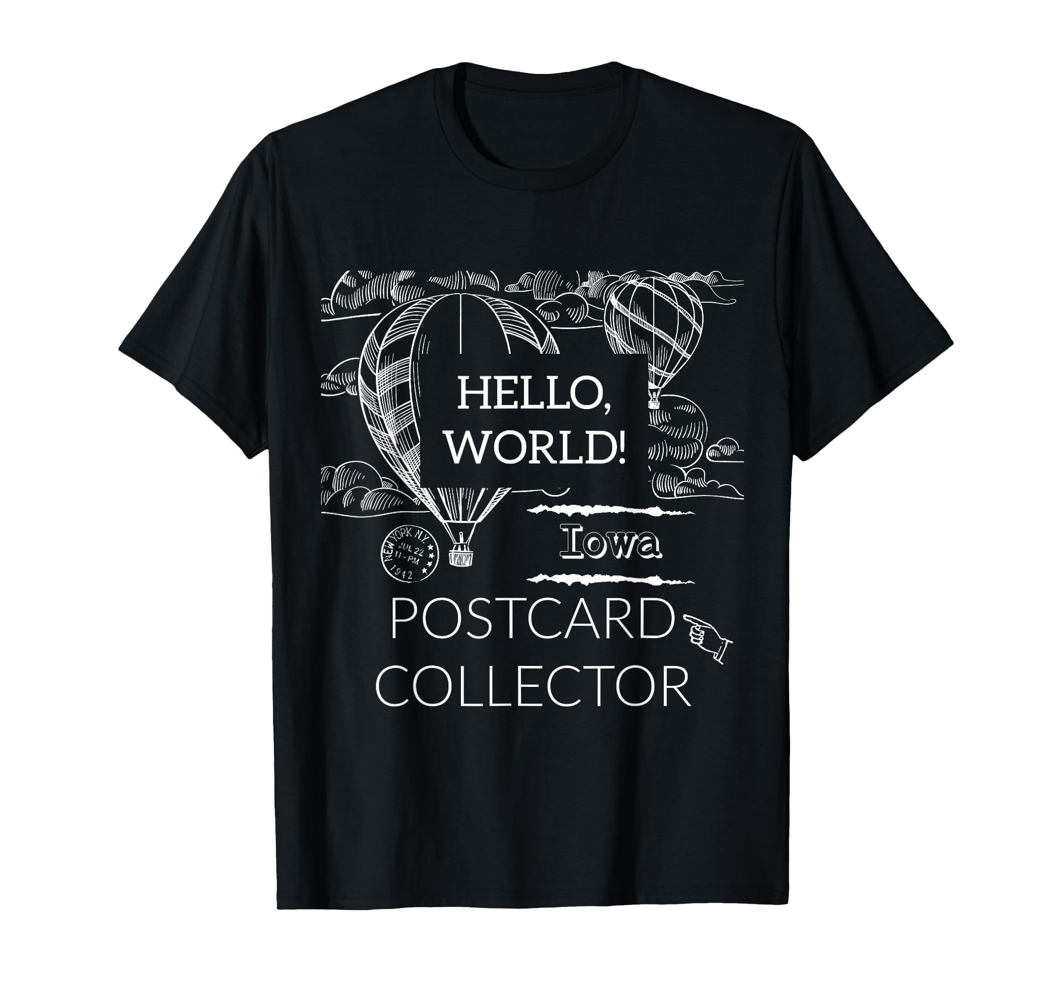 Postcard Collector Deltiologist T-Shirt - Fun Novelty Design Men Women - T-Shirt, Sweatshirt, Hoodie