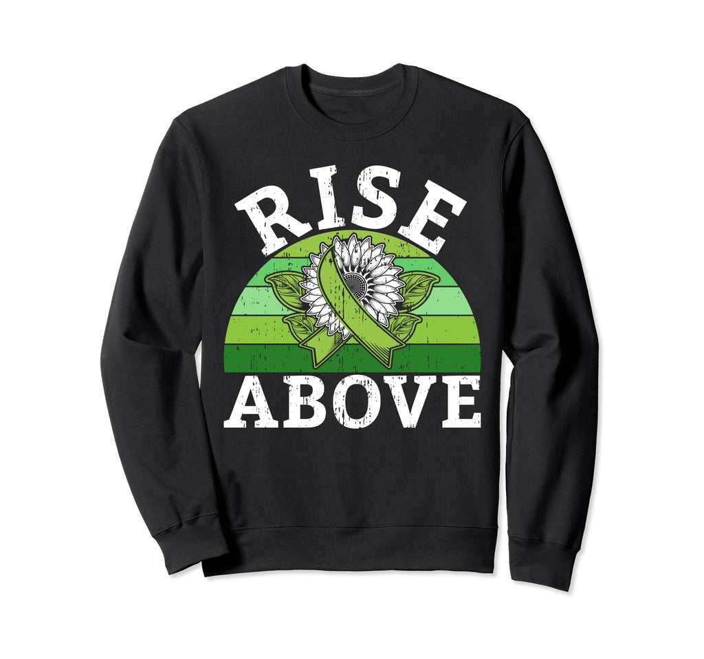 Rise Above Mental Health Sweatshirt - Trendy Graphic Men Women - T-Shirt, Sweatshirt, Hoodie