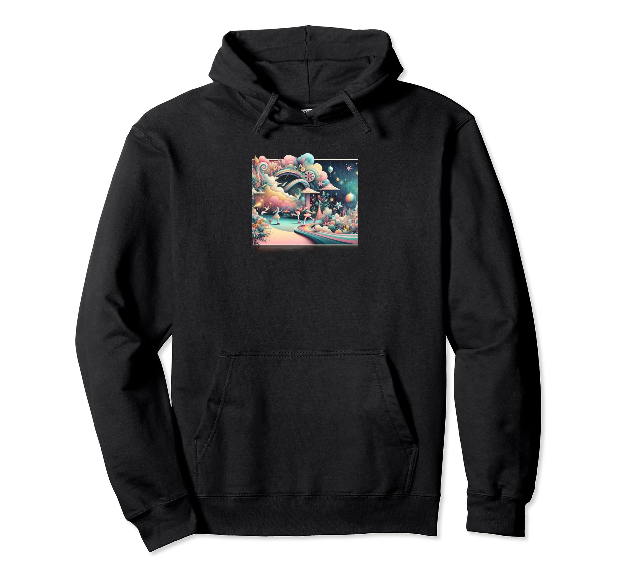 Roller Skating Daydream Hoodie - Fun Novelty Design for Adults - T-Shirt, Sweatshirt, Hoodie