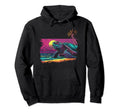 Turtle Vaporwave Aesthetic Synthwave Hoodie - Minimalist Print for Adults - T-Shirt, Sweatshirt, Hoodie