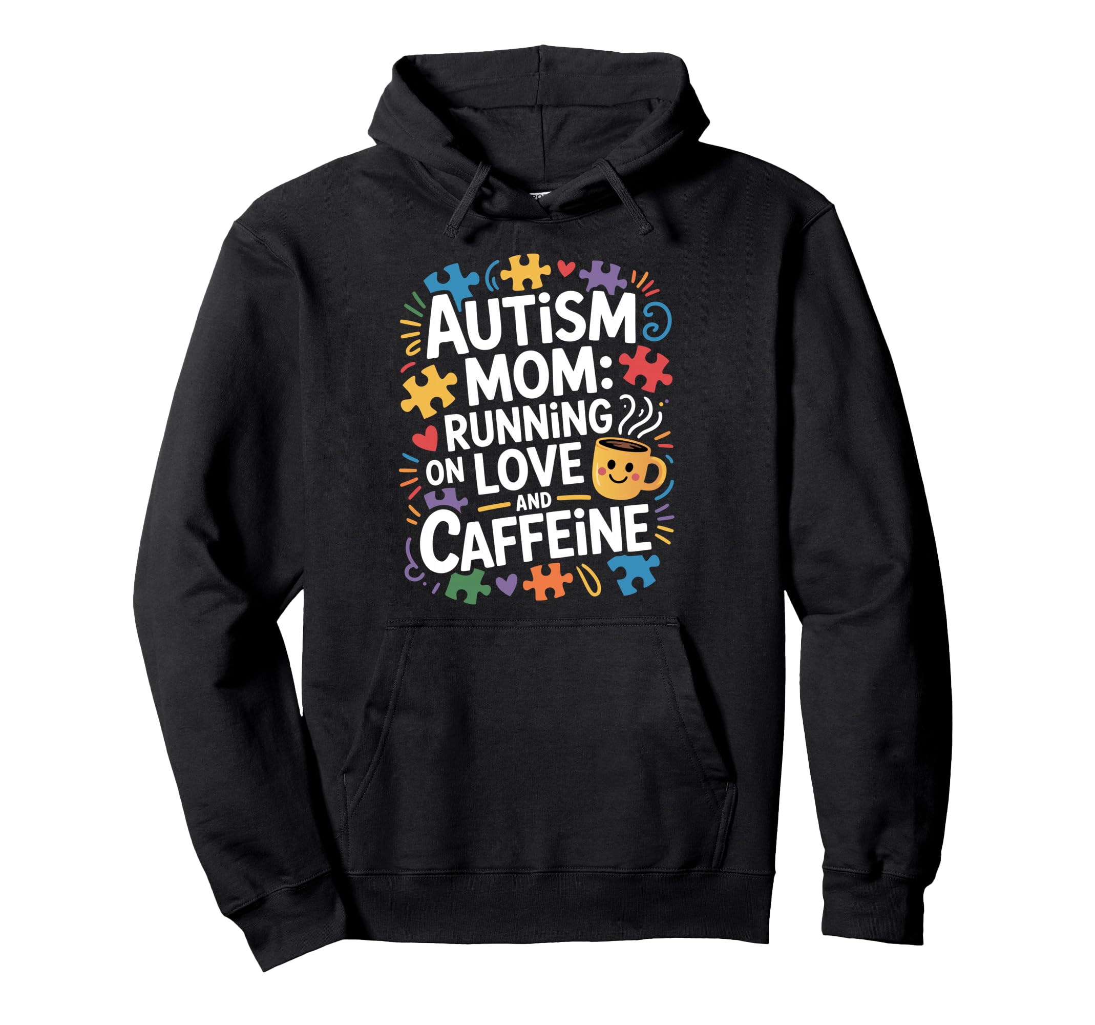 Funny Autism Mom Autistic Child Family Hoodie - Minimalist Print Unisex - T-Shirt, Sweatshirt, Hoodie