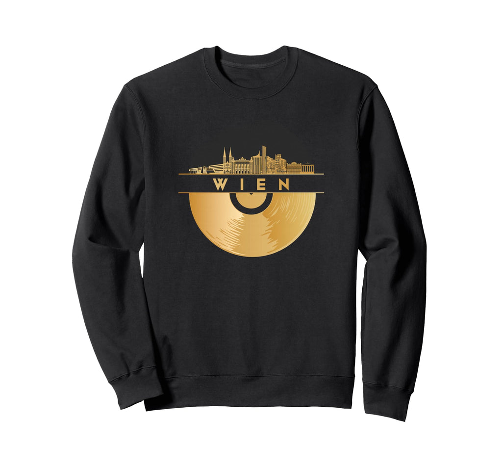 Vinyl Record Player Disco Music Sweatshirt - Novelty Apparel Men Women - T-Shirt, Sweatshirt, Hoodie