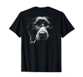 American Pitbull Pipe Glasses Grunge T-Shirt - Novelty Apparel Men Women - T-Shirt, Sweatshirt, Hoodie