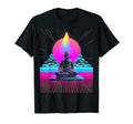 Synthwave Buddha Alien Cyberpunk 80S T-Shirt - Novelty Apparel Men Women - T-Shirt, Sweatshirt, Hoodie