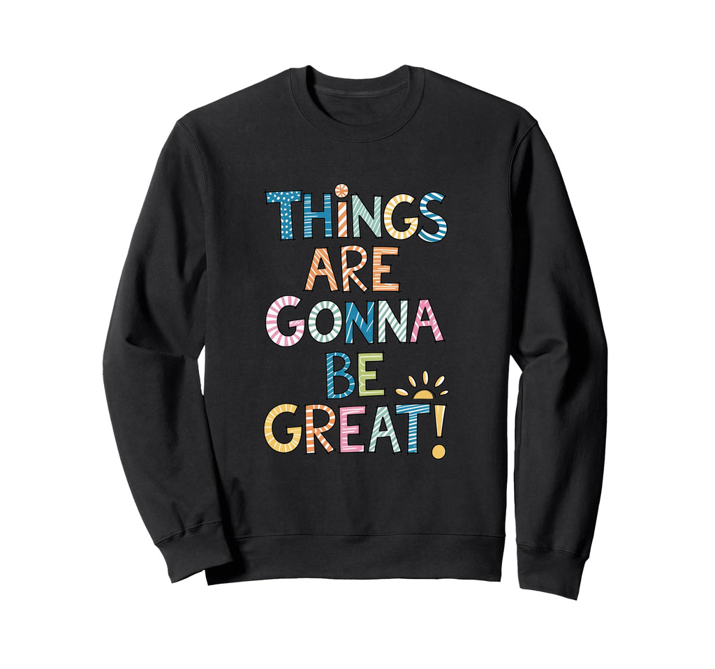 Hand Drawn Patterned Typography Sweatshirt - Trendy Graphic for Adults - T-Shirt, Sweatshirt, Hoodie