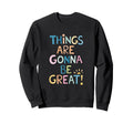 Hand Drawn Patterned Typography Sweatshirt - Trendy Graphic for Adults - T-Shirt, Sweatshirt, Hoodie