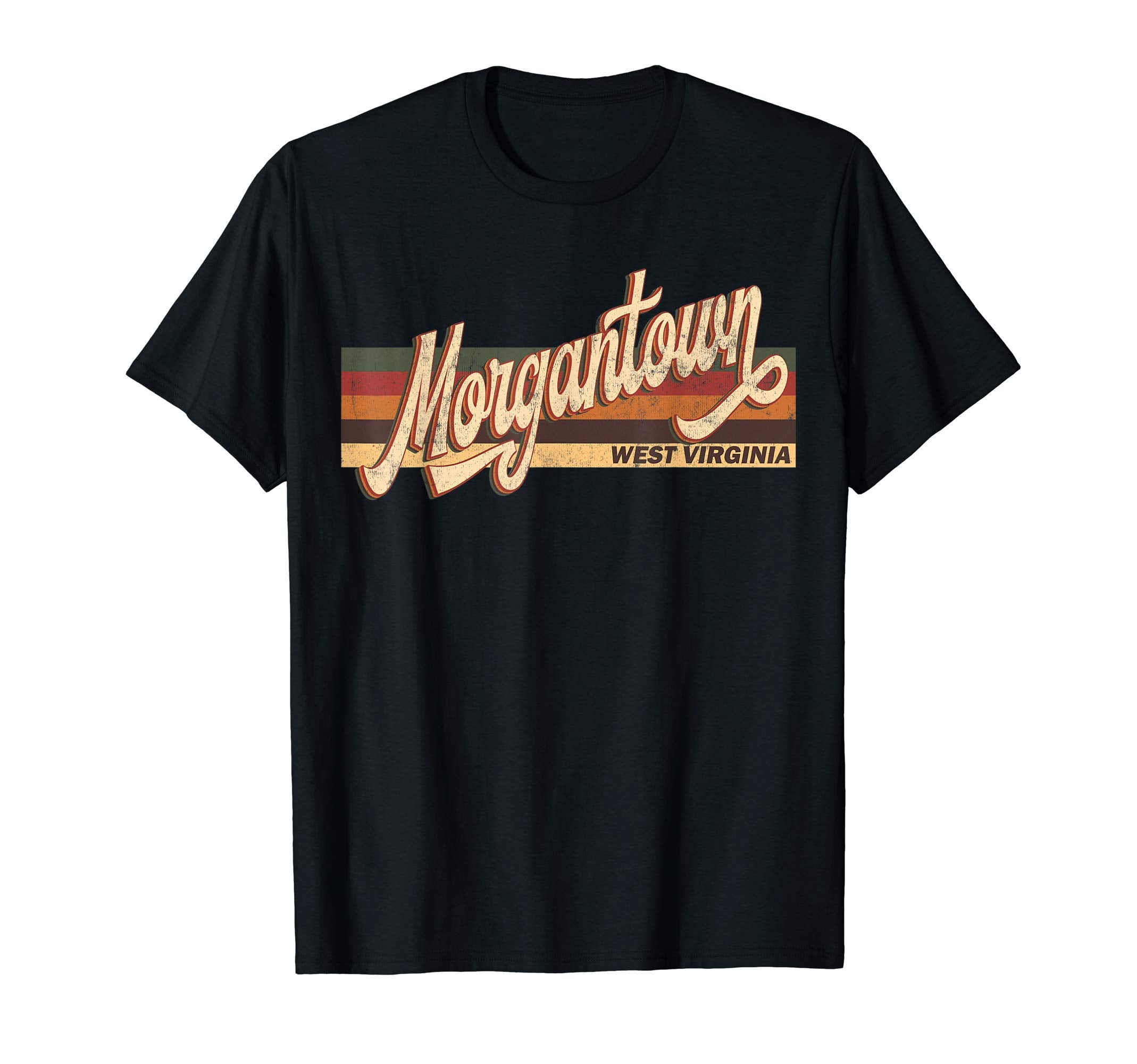 Morgantown West Virginia 1970S 80S T-Shirt - Graphic Print for Adults - T-Shirt, Sweatshirt, Hoodie