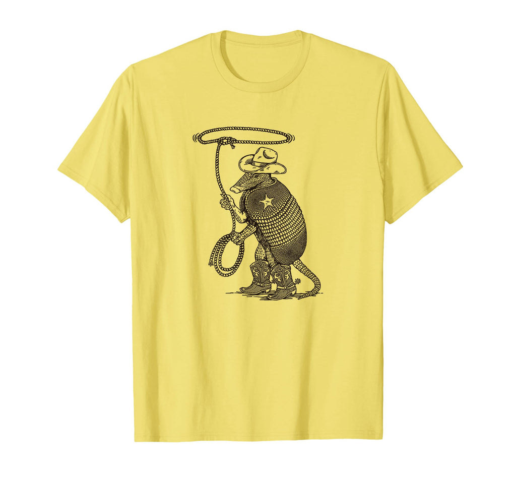 Cowboy Armadillo Western Funny Pet T-Shirt - Streetwear Style Men Women - T-Shirt, Sweatshirt, Hoodie