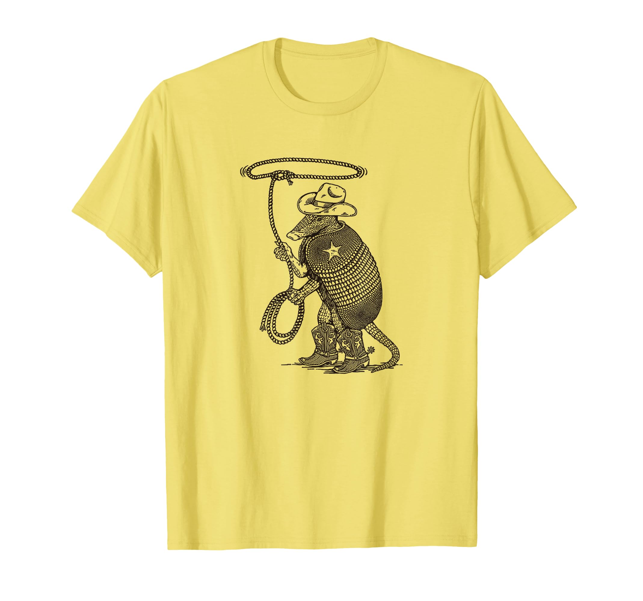 Cowboy Armadillo Western Funny Pet T-Shirt - Streetwear Style Men Women - T-Shirt, Sweatshirt, Hoodie