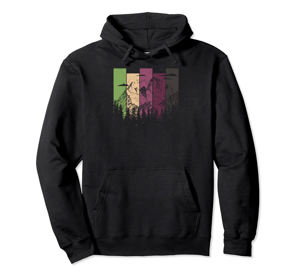 Mountains Outdoor Camping Lovers Hoodie - Unique Graphic for Adults - T-Shirt, Sweatshirt, Hoodie