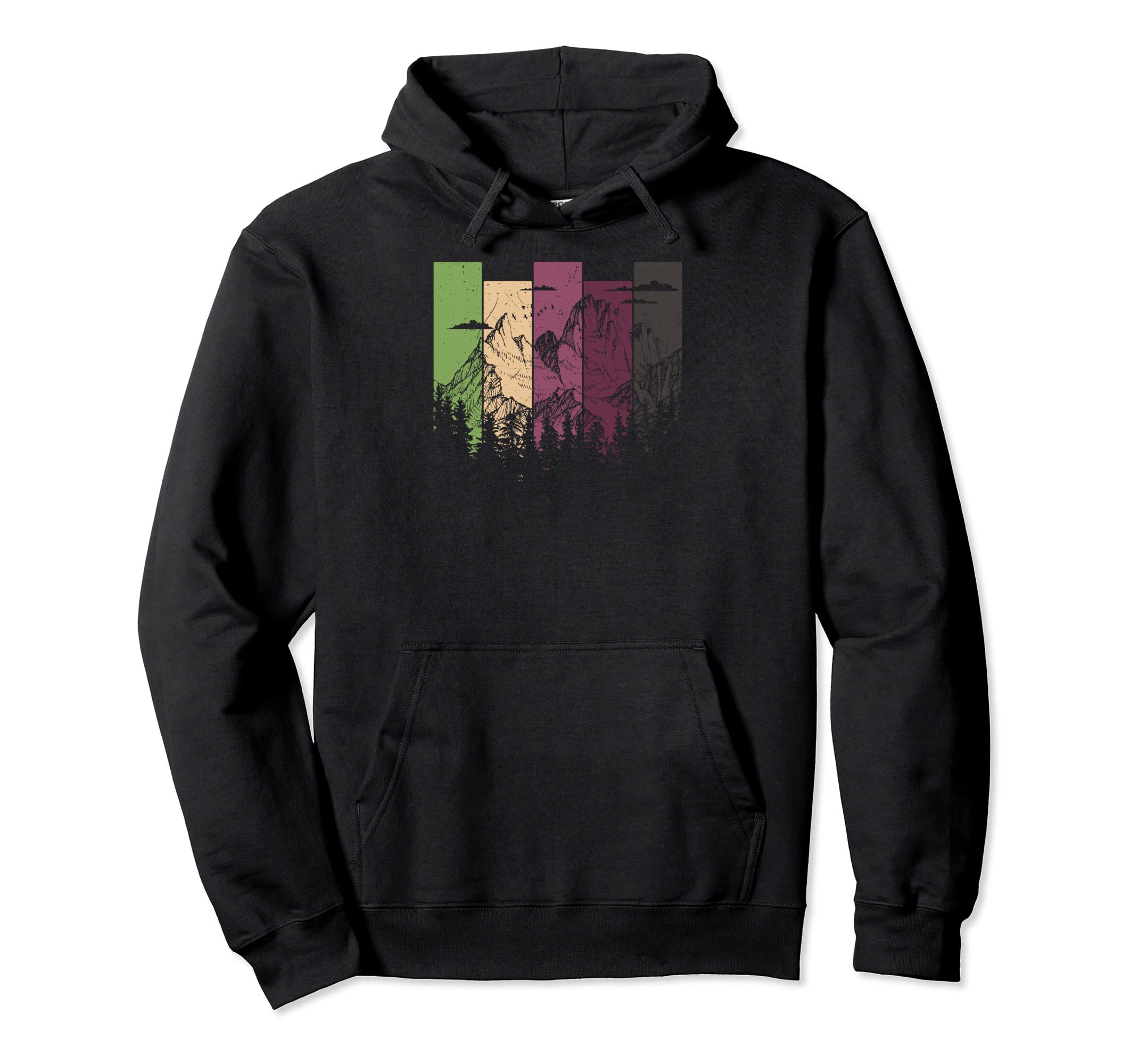 Mountains Outdoor Camping Lovers Hoodie - Unique Graphic for Adults - T-Shirt, Sweatshirt, Hoodie