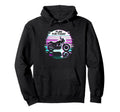 Motorcycle Glitch Funny Motorbike Hoodie - Aesthetic Graphic for Adults - T-Shirt, Sweatshirt, Hoodie