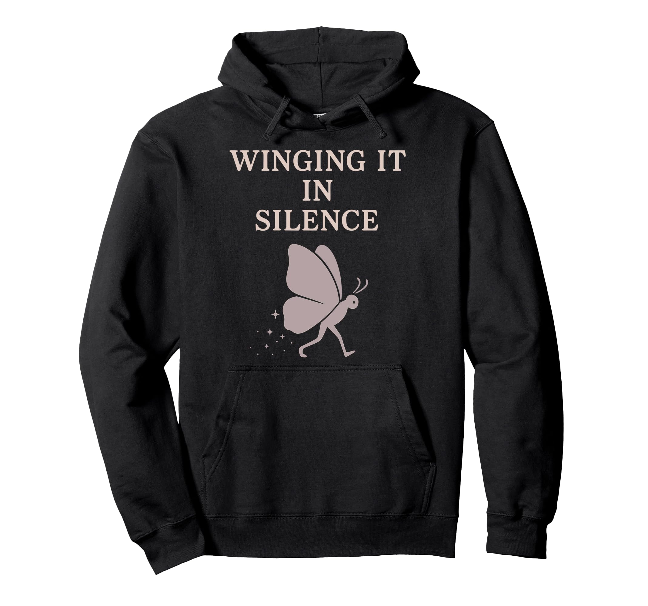 Anti Social Butterfly Introvert Meme Hoodie - Custom Art Print Men Women - T-Shirt, Sweatshirt, Hoodie