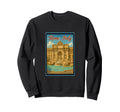 Rome Italy 50S Trevi Tourist Art Sweatshirt - Fun Novelty Design Men Women - T-Shirt, Sweatshirt, Hoodie