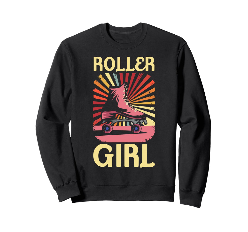 70S 80S Roller Skater Skating Skates Sweatshirt - Graphic Print for Adults - T-Shirt, Sweatshirt, Hoodie